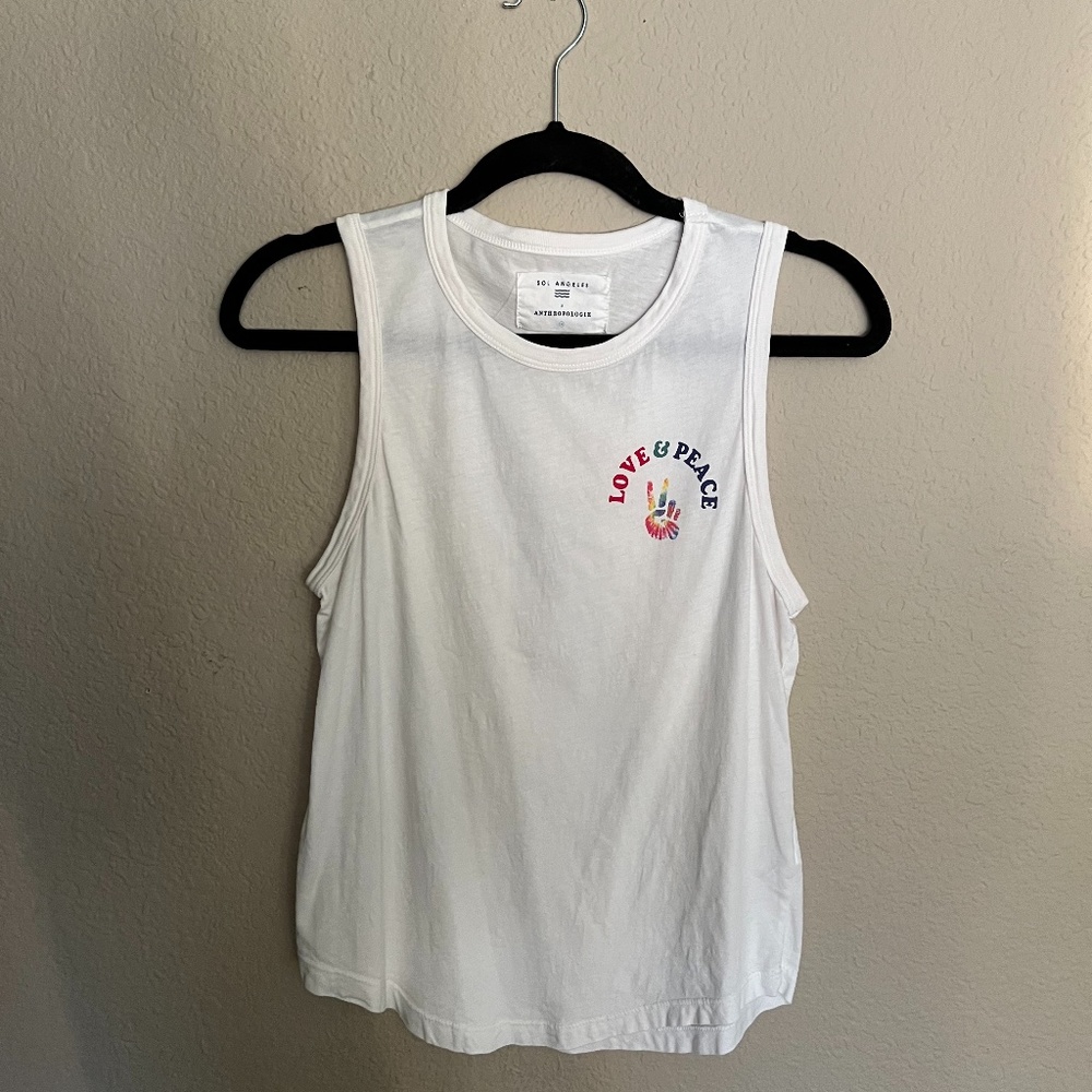 Sol Angeles x Anthropology White Tank